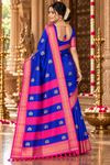 Bebo Royalblue Kanjivaram Saree