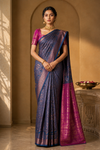 Nisha Kanjivaram Seagreen Saree