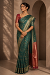 Sanika Kanjivaram Green Saree