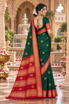 Poonam Green Kanjivaram Saree