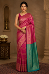 Devanshi Kanjivaram Pink Saree