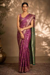 Urmila Kanjivaram Darkpink Saree