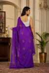 Smitha Violet Khadi Saree