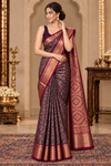 Mahi Pink Dharmavaram Saree