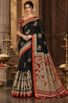 Kala Black Kalamkari Saree