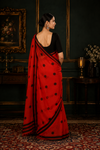 Seersha Red Khadi Saree