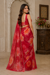 Saranya Pink Chiffon Saree