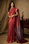 Prerana Kanjivaram Red Saree