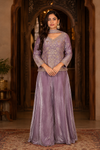 Amulya Lavender Sharara Set