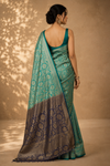 Eswar Kanjivaram Skyblue Saree