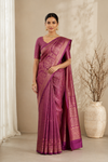 Meera Kanjivaram Pink Saree