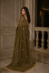 Bindu Mehandi Khadi Saree