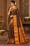Malli Brown Kanjivaram Saree