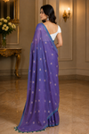Ananya Purple Khadi Saree