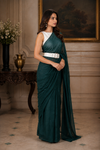 Jessi Green Khadi Saree