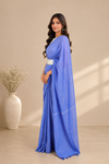 Jessi Blue Khadi Saree