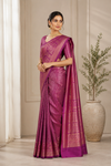Meera Kanjivaram Pink Saree