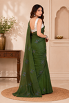 Smitha Green Khadi Saree
