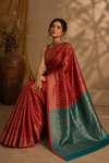Myra Kanjivaram Red Saree