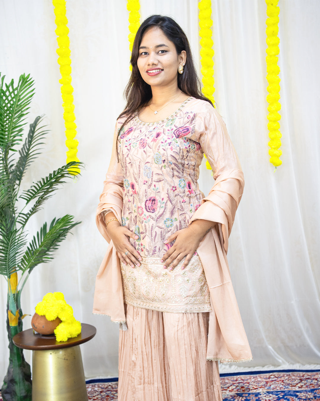 Kanika Shannon Embroidered Tissue 3PC Set