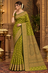 Sana Litegreen Kanjivaram Saree