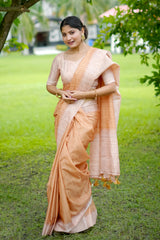 Jannu Raw Silk Saree laaki