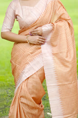 Jannu Raw Silk Saree laaki