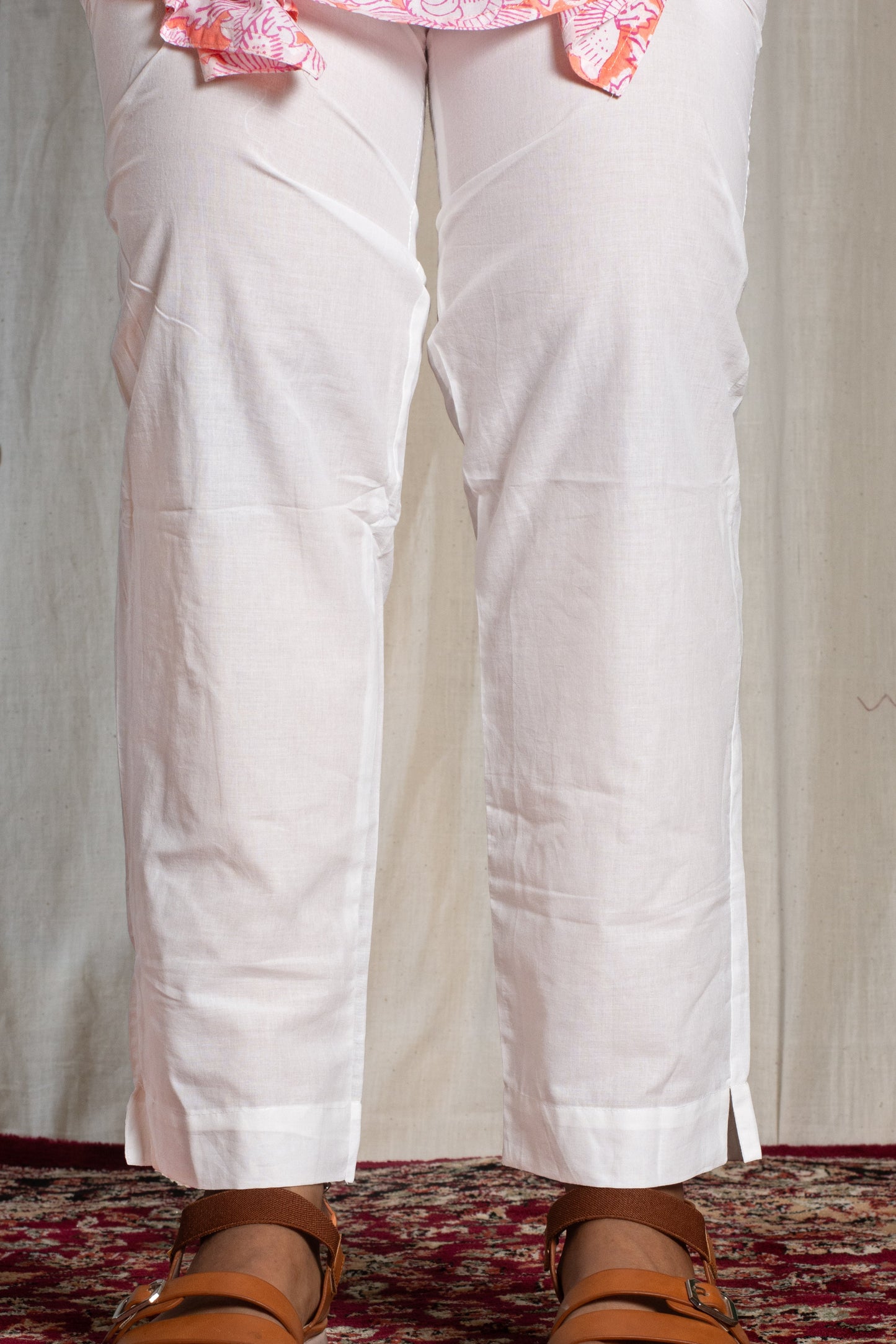 Sanvi Handblock Cotton Kurti & Pant Set laaki