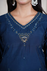 Chandhini Straight Kurta Set - laaki