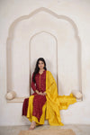 Poongjuzhali Straight Kurti Set