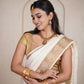Chandraghanta chanderi silk saree - laaki