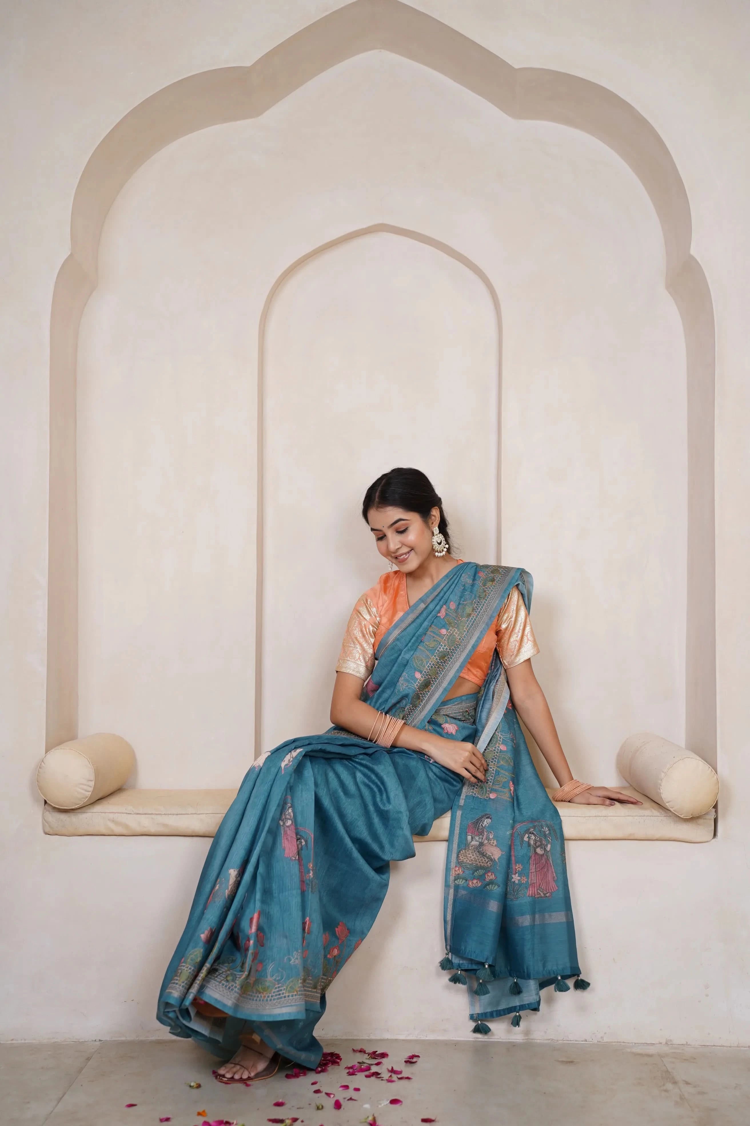 Skandamata Chanderi Saree