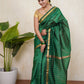 Kalaratri Handloom Tissue Silk saree - laaki