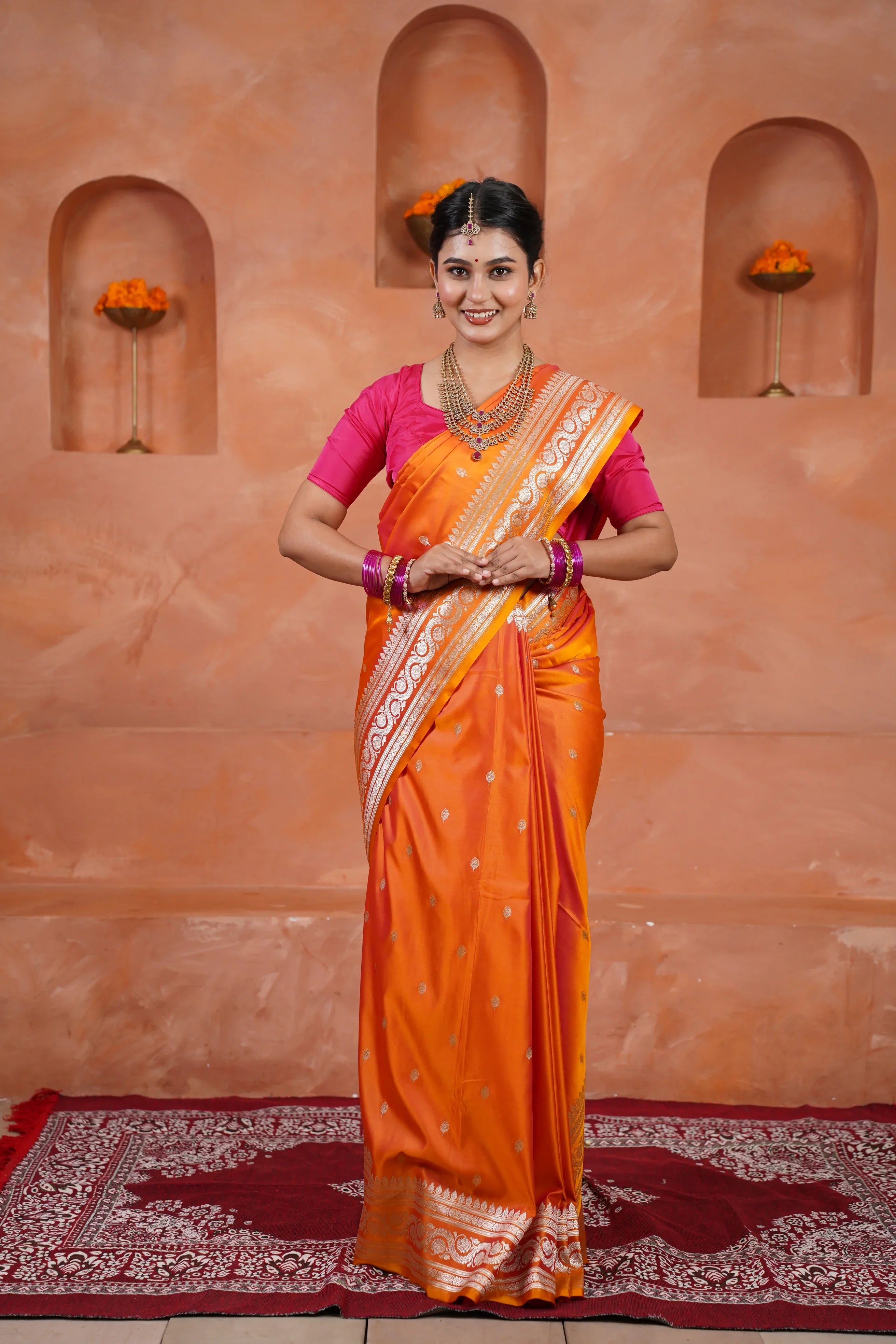 Brahmacharini pure silk saree - laaki