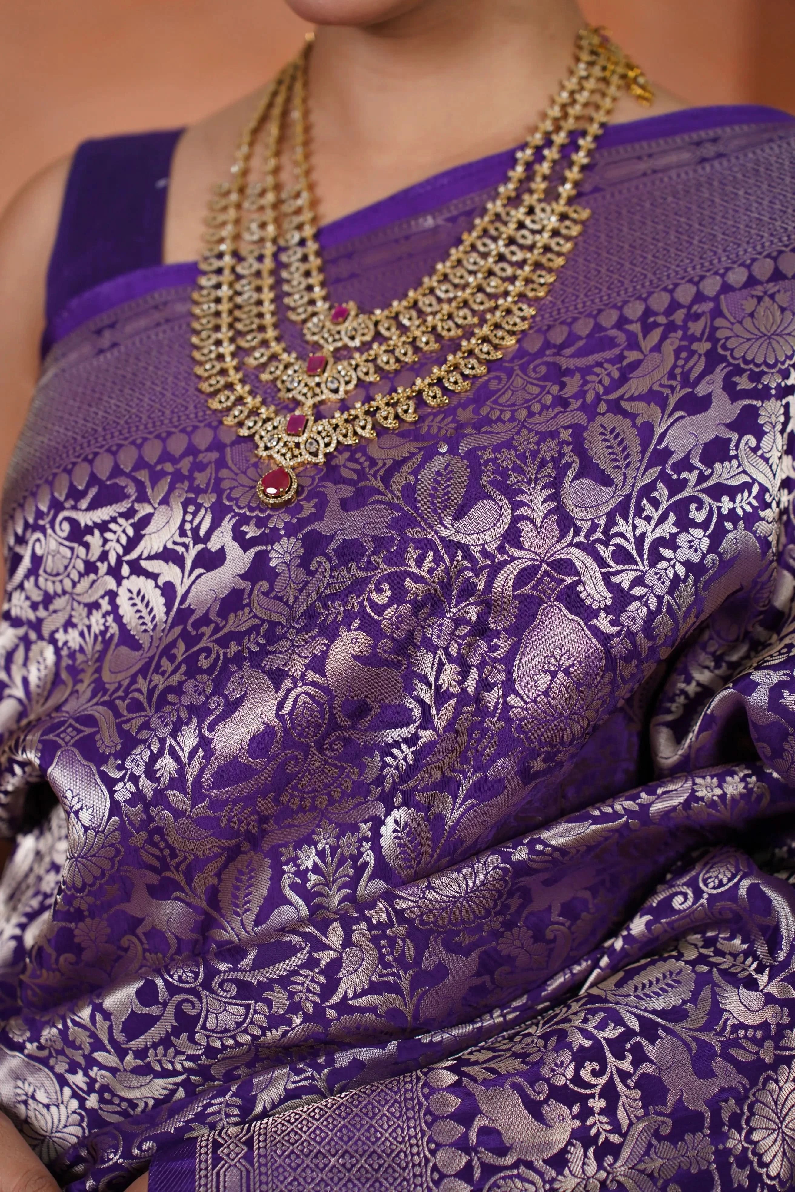 Mahagauri Crepe Silk Saree