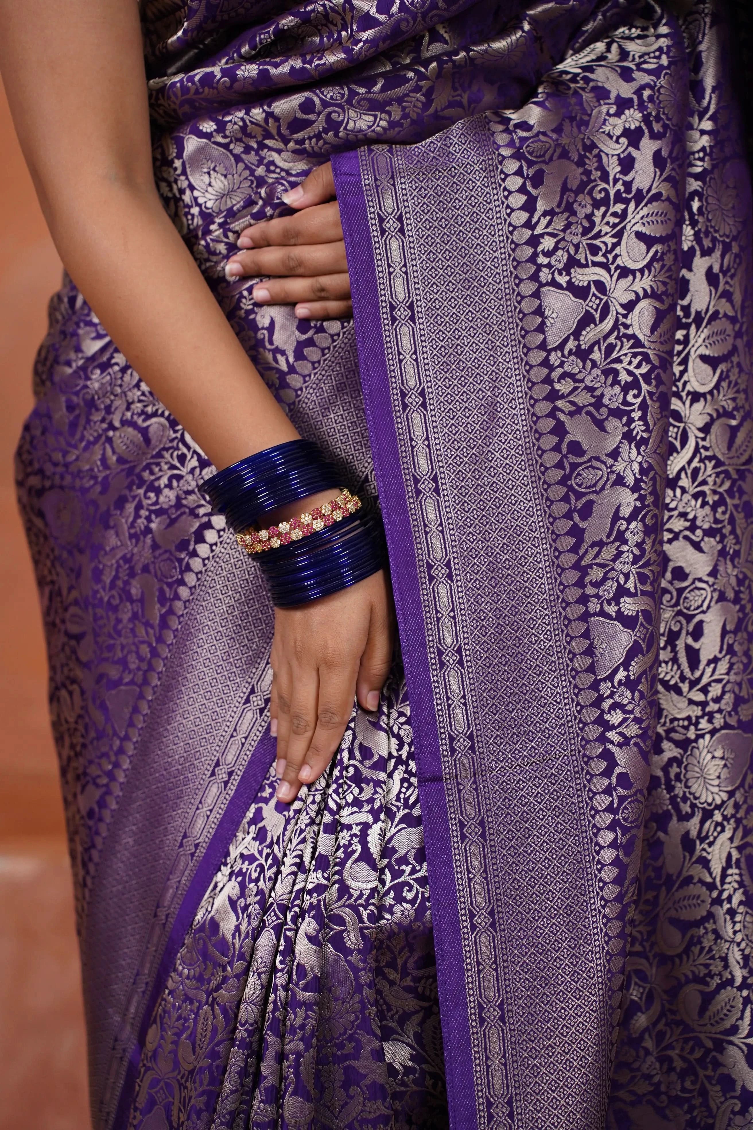 Mahagauri Crepe Silk Saree