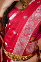 Durga Pure silk saree - laaki