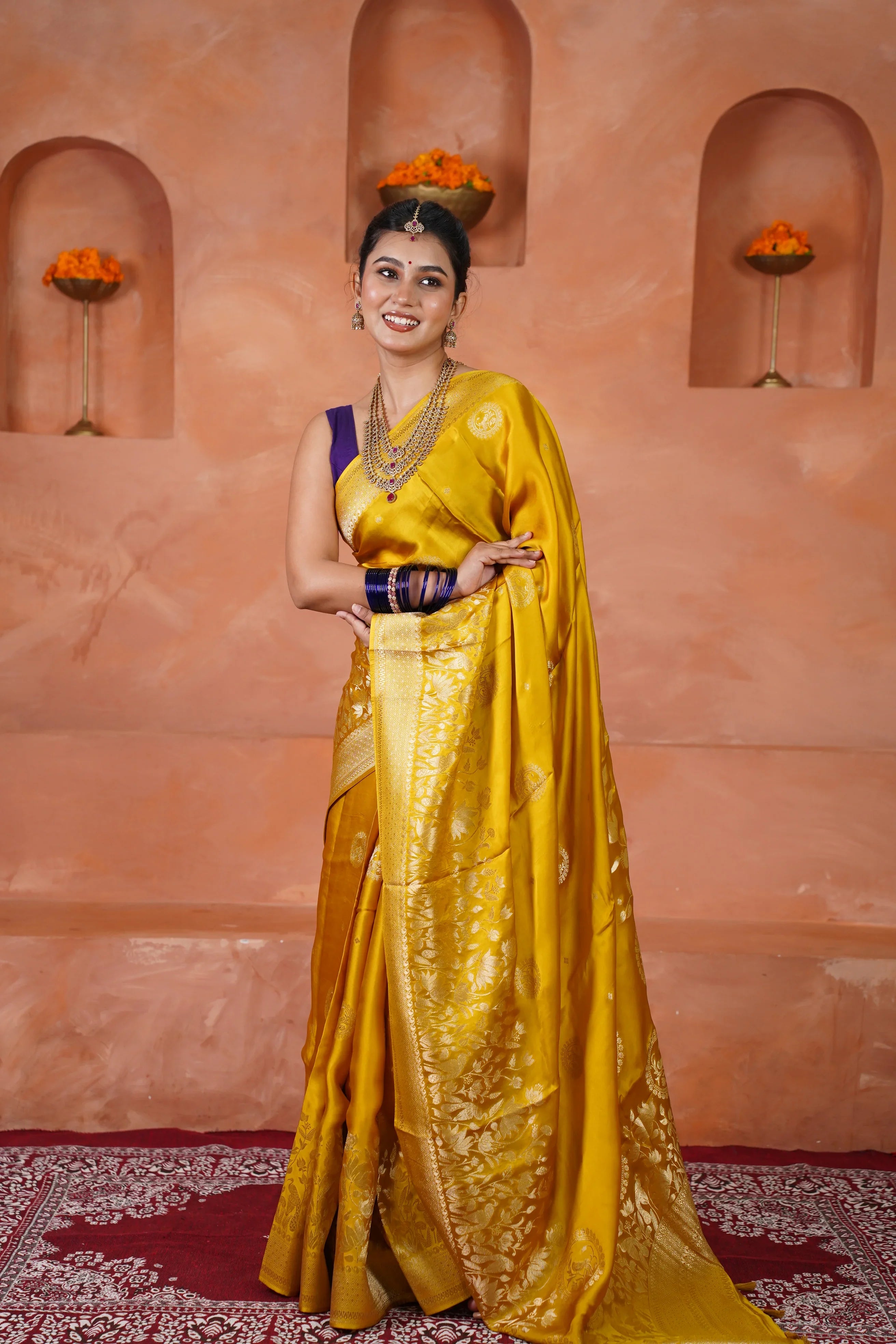 Katyani Pure crepe silk saree - laaki