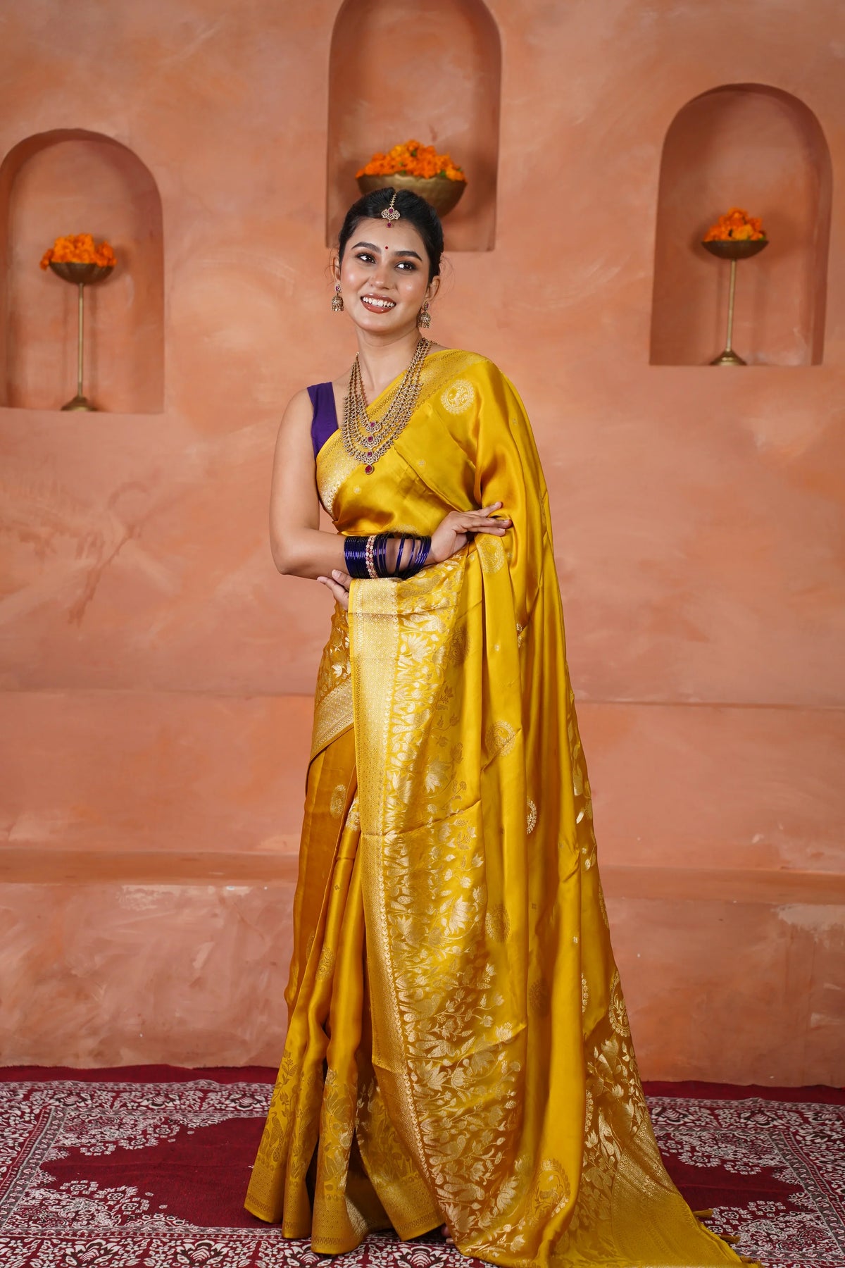 Katyani Pure crepe silk saree - laaki