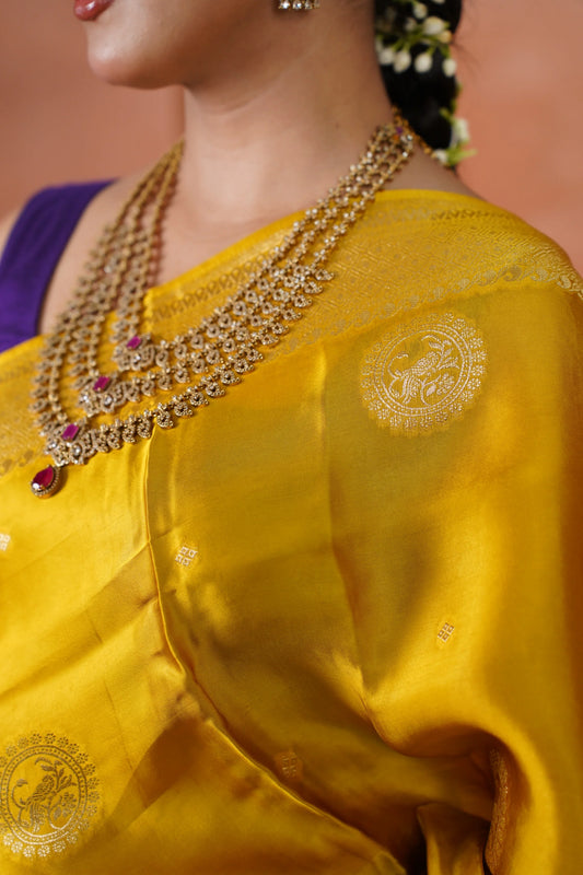 Katyani Pure crepe silk saree - laaki