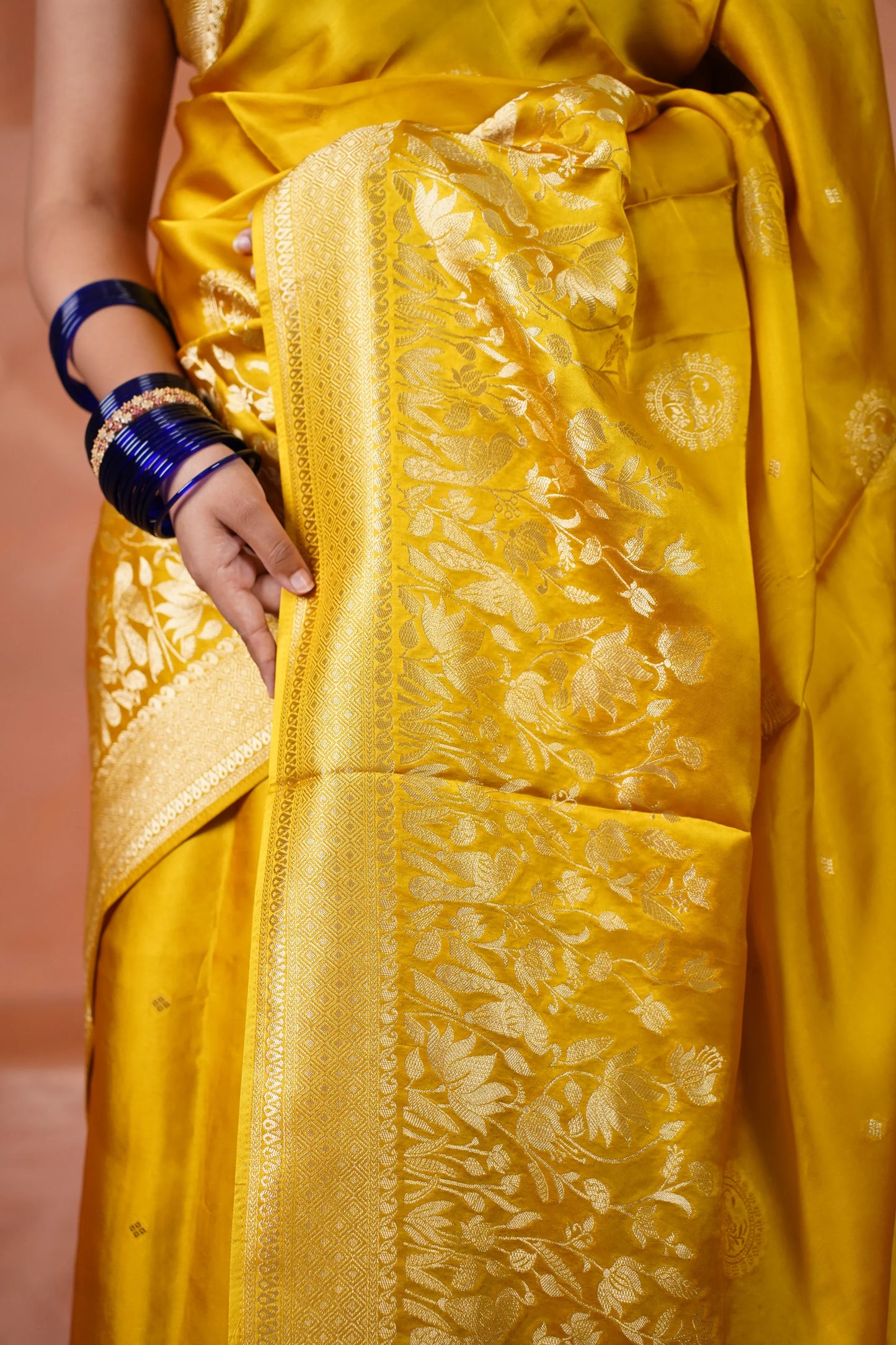 Katyani Pure crepe silk saree - laaki