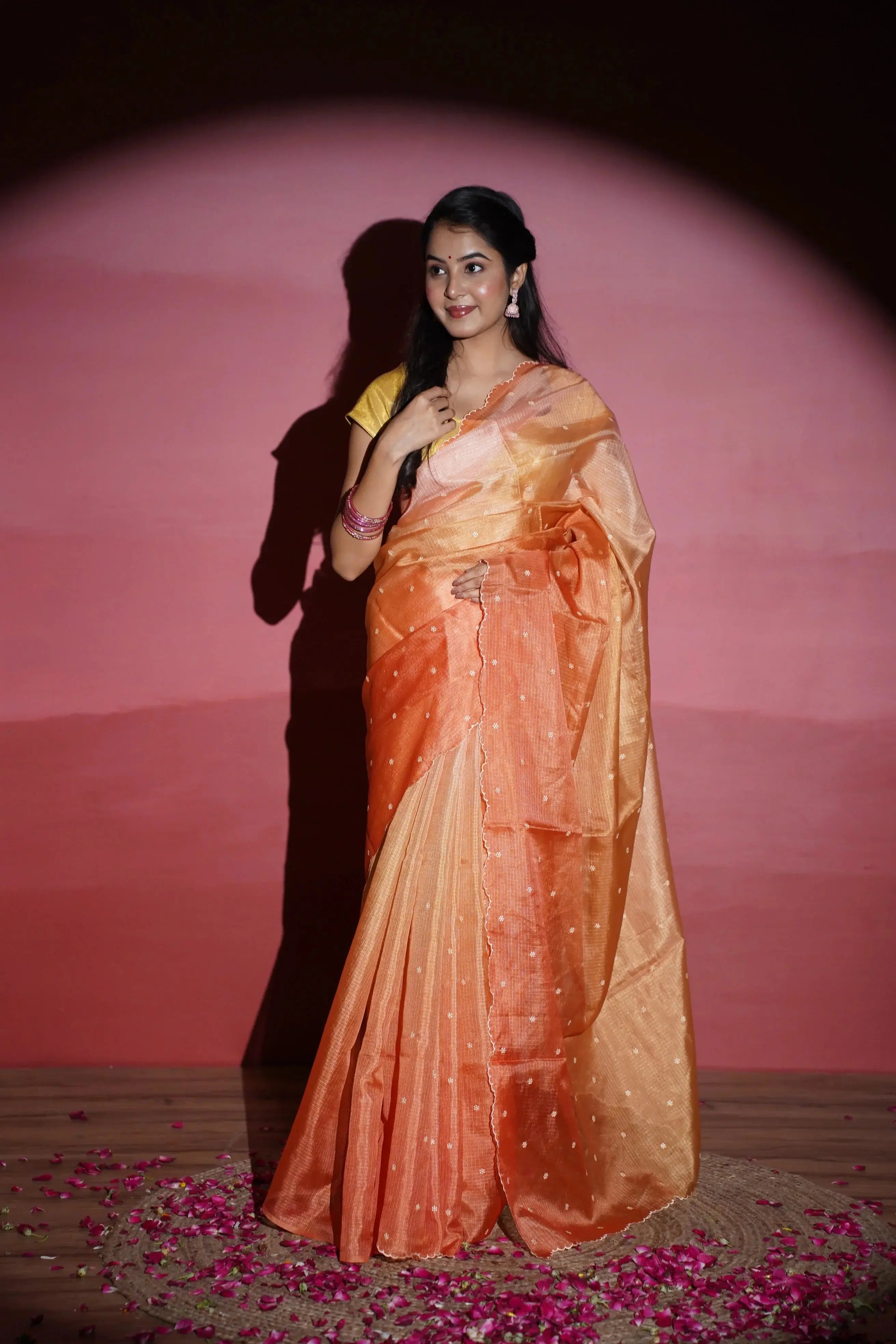 Kusuma kota tissue saree - laaki