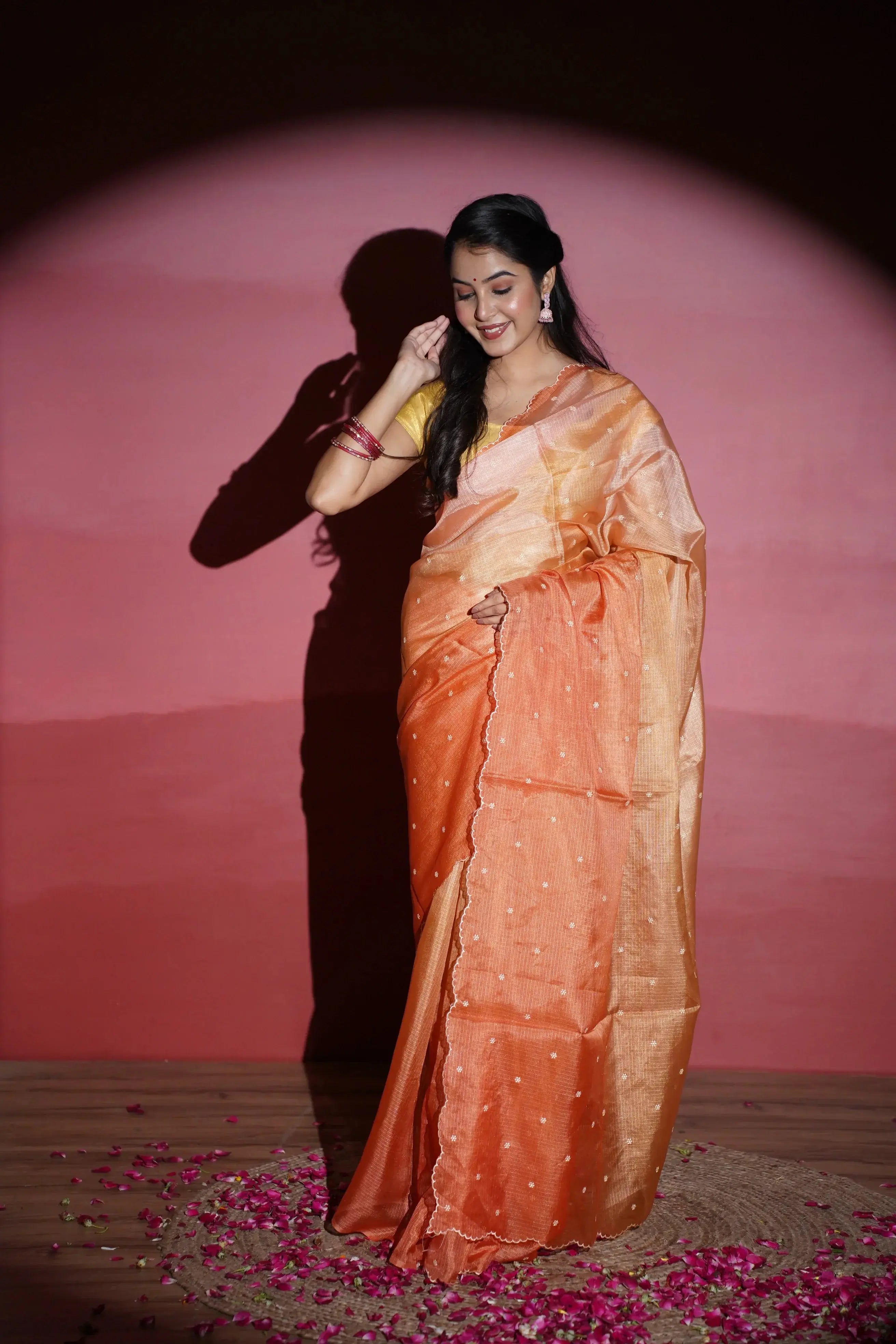 Kusuma kota tissue saree - laaki