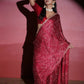 Kushmanda bandhani silk saree - laaki