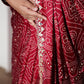 Kushmanda bandhani silk saree - laaki