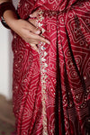 Kushmanda Bandhani Silk Saree