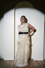 Rani organza saree - laaki