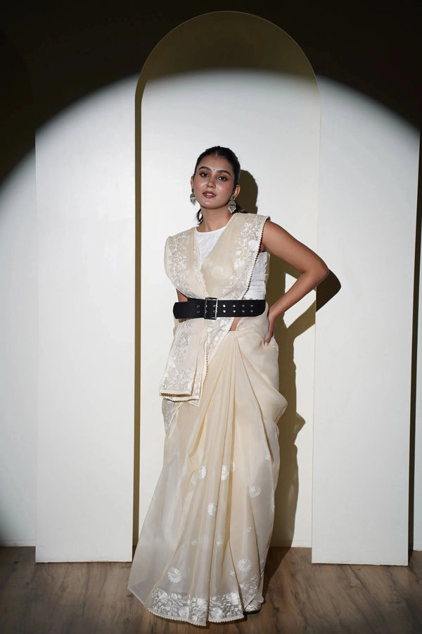 Rani Organza Saree
