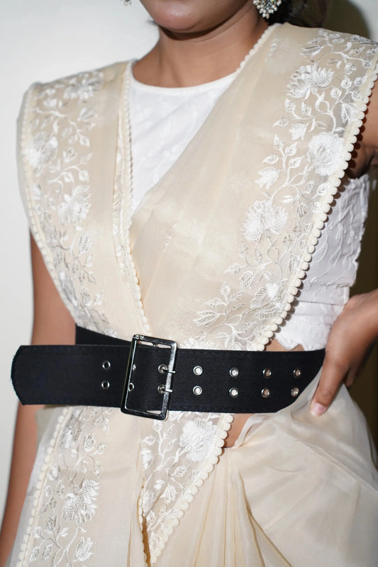 Rani organza saree - laaki