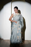 Hamsa Tussar Silk Saree